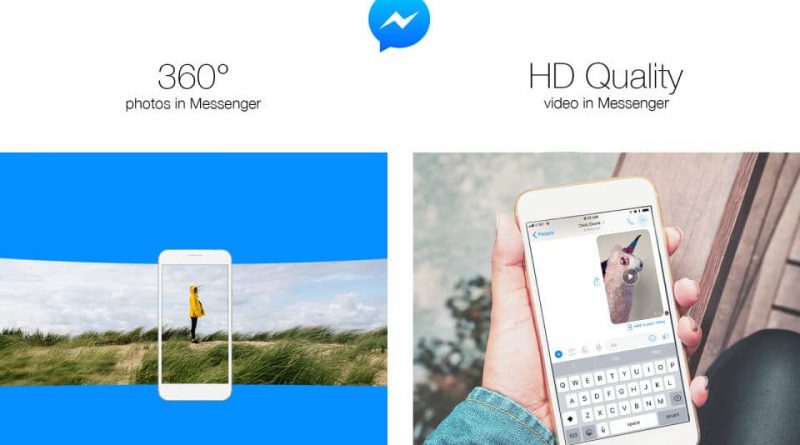 فيسبوك مسنجر يدعم الآن إرسال صور 360 درجة وفيديوهات HD